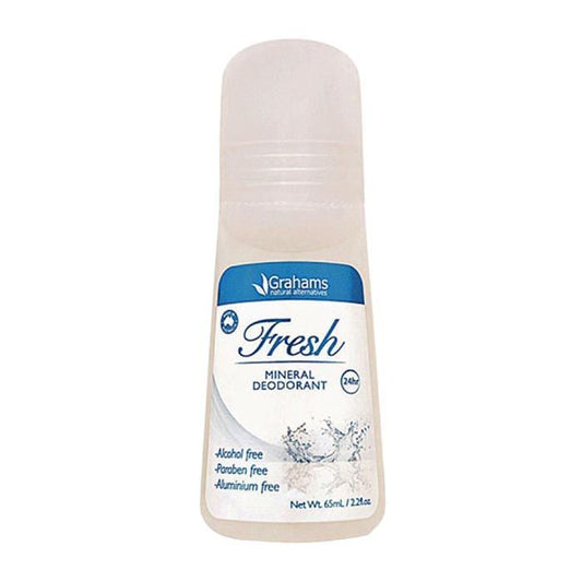 Grahams Natural Mineral Deodorant Fresh - 65ml Grahams