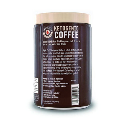 Rapidfire Ketogenic Coffee Original Blend 225g 15 Servings Rapidfire