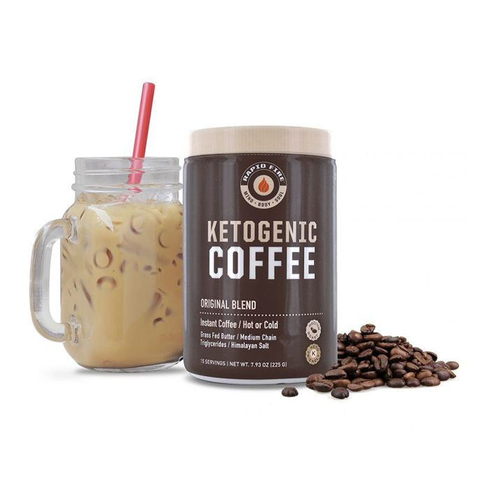 Rapidfire Ketogenic Coffee Original Blend 225g 15 Servings Rapidfire