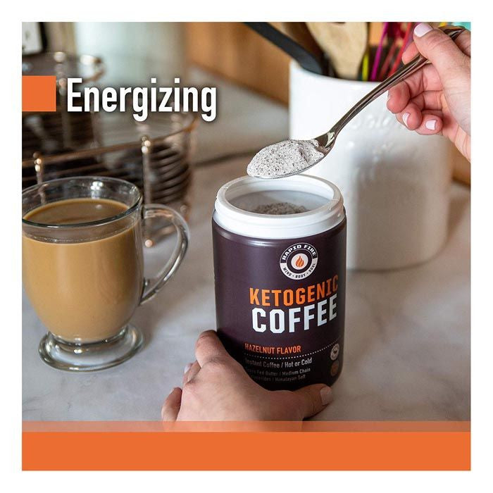 Rapidfire Ketogenic Coffee Hazelnut 225 g 15 Servings Rapidfire