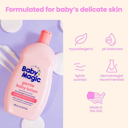 Baby magic gentle baby lotion original scent - 488ml