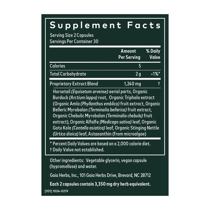 Gaia Herbs Hair Skin & Nail Support - 60 Capsules Gaia Herbs