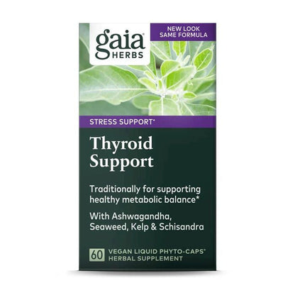 Gaia Herbs Thyroid Support - 60 Capsules Gaia Herbs