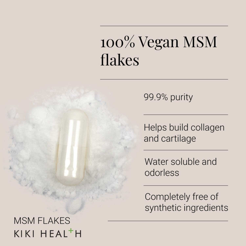 KIKI Health MSM Flakes - 100 Capsules KIKI Health