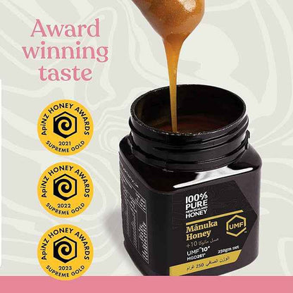 100% Pure new zealand manuka honey umf10+ mgo263+ 250g