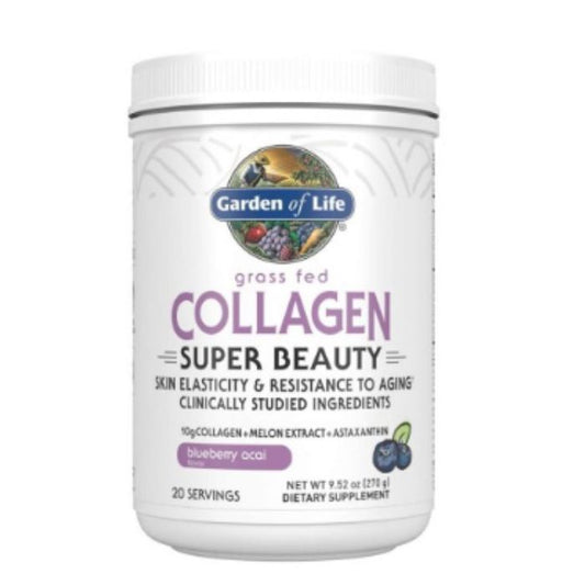 Garden of Life Grass Fed Collagen Beauty Blueberry Acai 270g