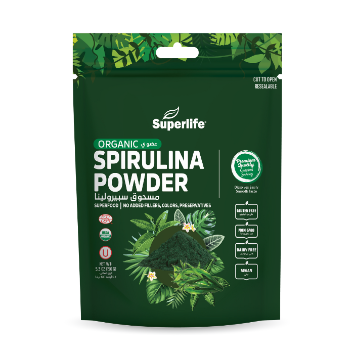 Superlife Organic Spirulina Powder - 150g Superlife