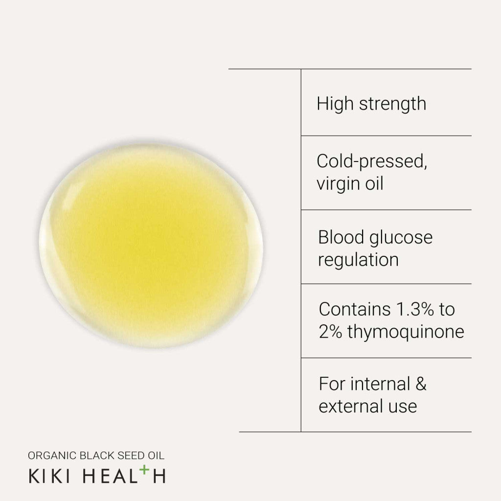 KIKI Health Organic Black Seed Oil - 125ml