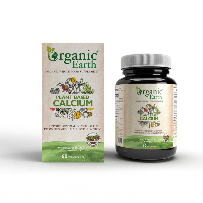 Organic Earth Organic Earth Plant Based Calcium - 60 Capsules - Image 1