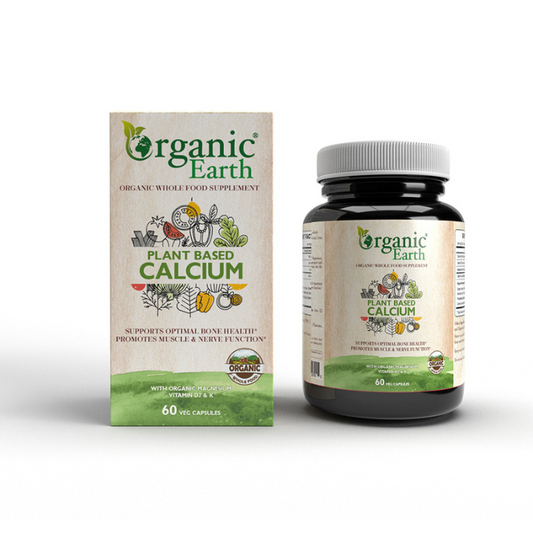 Organic Earth Organic Earth Plant Based Calcium - 60 Capsules - Image 1