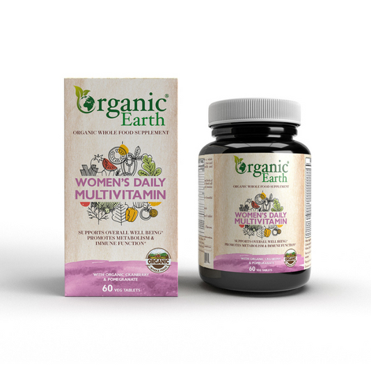 Organic Earth Women’s Daily Multivitamin 60 Tablets