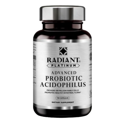 Radiant Platinum Advanced Probiotic Acidophilus 90 Caps Radiant Platinum