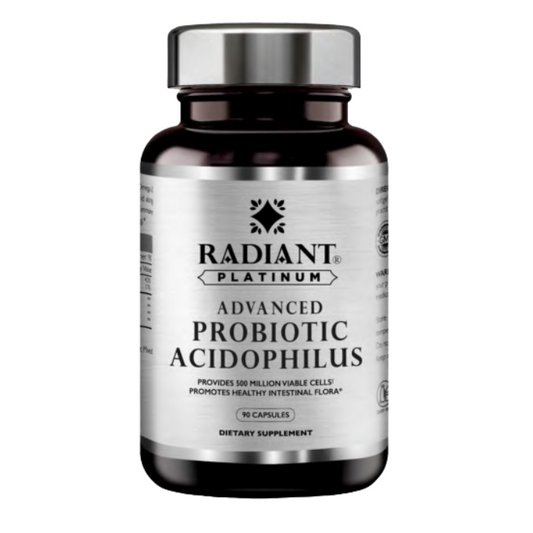 Radiant Platinum Advanced Probiotic Acidophilus 90 Caps Radiant Platinum