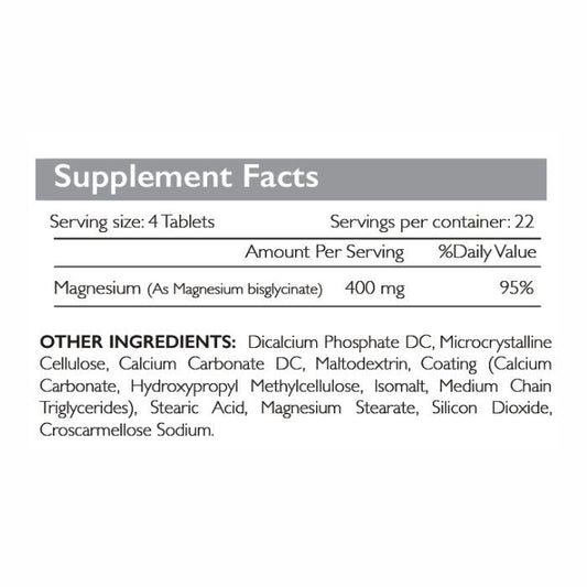 Radiant Platinum Magnesium 400mg, Stress Relief, Sleep, Muscle Recovery & Nerve Support 90 Tablets Radiant Platinum