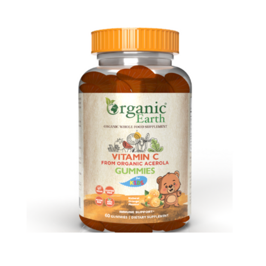Organic Earth Vitamin C Gummies for Kids 60’s