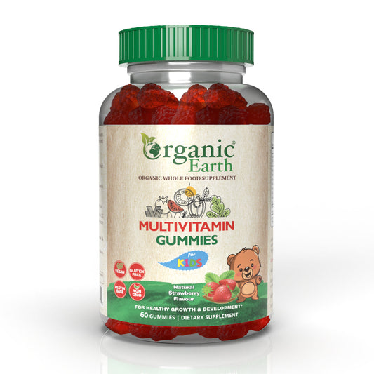 Organic Earth Multivitamin & Mineral Kids Gummies 60s