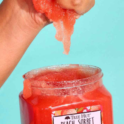 Tree Hut Shea Sugar Scrub Peach Sorbet - 510g