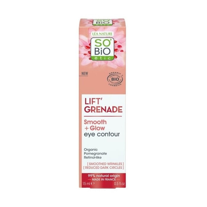 So Bio Etic Organic Lift Smooth + Glow Eye Contour 15ml So Bio Etic
