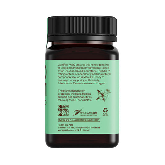 Egmont Honey Monofloral Manuka Honey 5+ UMF 85+MGO - 500g Egmont