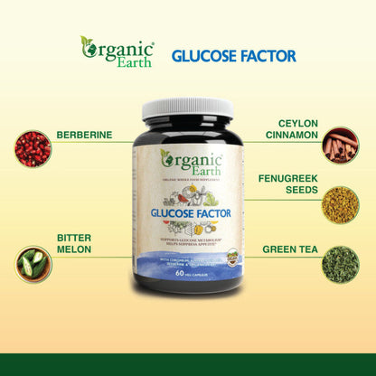 Organic Earth Glucose Factor V-Capsules 60s