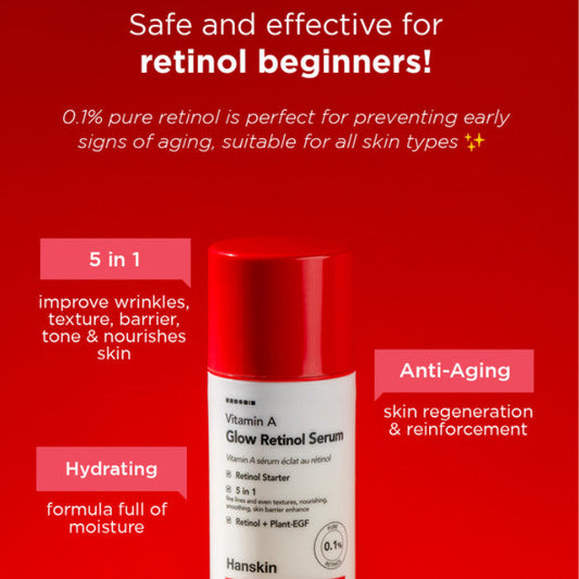 Hanskin Vitamin A Glow Retinol Serum 30ml Hanskin