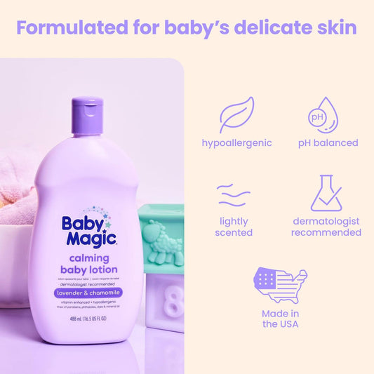 Baby Magic Lavender & Chamomile Calming Lotion - 488ml Baby Magic