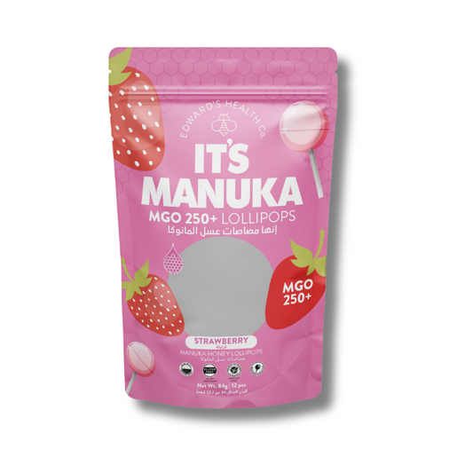Its Manuka MGO 250+ Lollipops Strawberry 84g Its Manuka