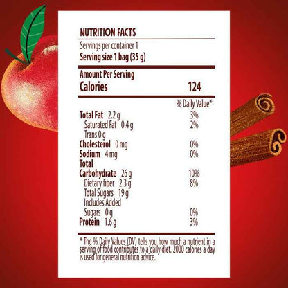 Good Calories Date Bar Apples & Cinnamon 35g,With 94% Fruits & Nuts - Pack of 20 pcs