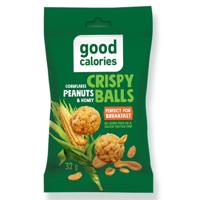 Good Calories Crispy Balls Cornflakes & Peanuts - 32g Good Calories
