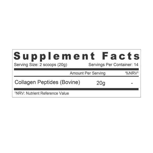 Organic Earth Collagen Peptides Unflavored, Collagen for Skin, Hair, Nails and Joint Health - 284g