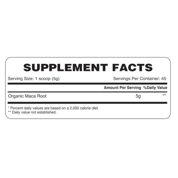Organic Earth Organic Earth Maca Root Powder for Energy and Vitality Support - 227g - Image 3