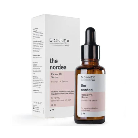 Bionnex The Nordea Retinol 1%, Anti-Aging Face Serum for Wrinkles, Fine Lines and Uneven Texture - 30ml Bionnex