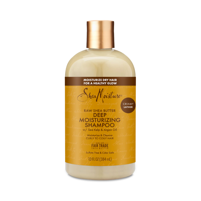 Shea Moisture Raw Shea Butter Deep Moisturizing Shampoo Sulphate-Free Cleanser for Dry and Transitioning Hair - 384ml Shea Moisture