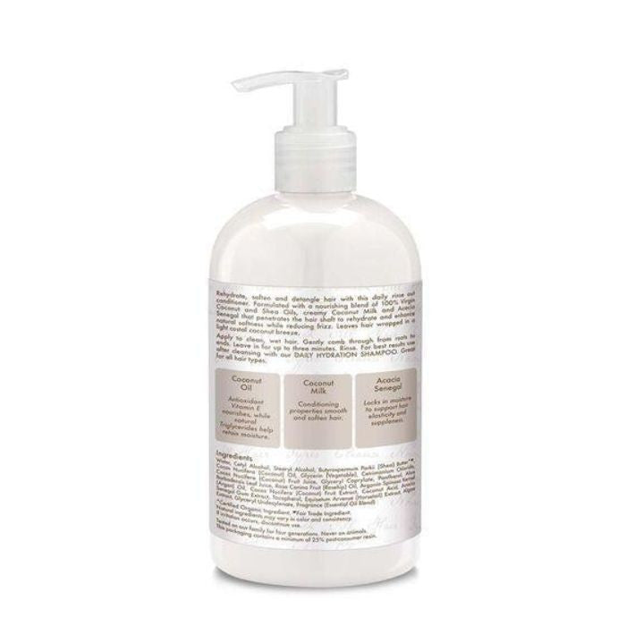 Shea Moisture 100% Virgin Coconut Oil Daily Hydration Conditioner Nourish and Detangle 384ml