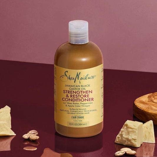 Shea Moisture Jamaican Black Castor Oil Conditioner Strengthen Restore and Deeply Nourish Hair 384ml Shea Moisture