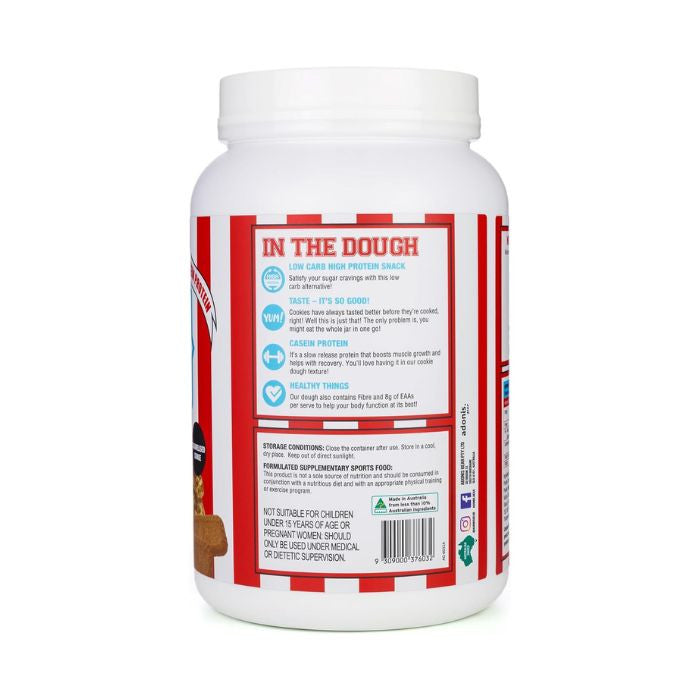 Adonis Gear Protein Cookie Dough Caramelized, High Protein Low Carb Dessert, Muscle Recovery Fuel, 1kg Adonis