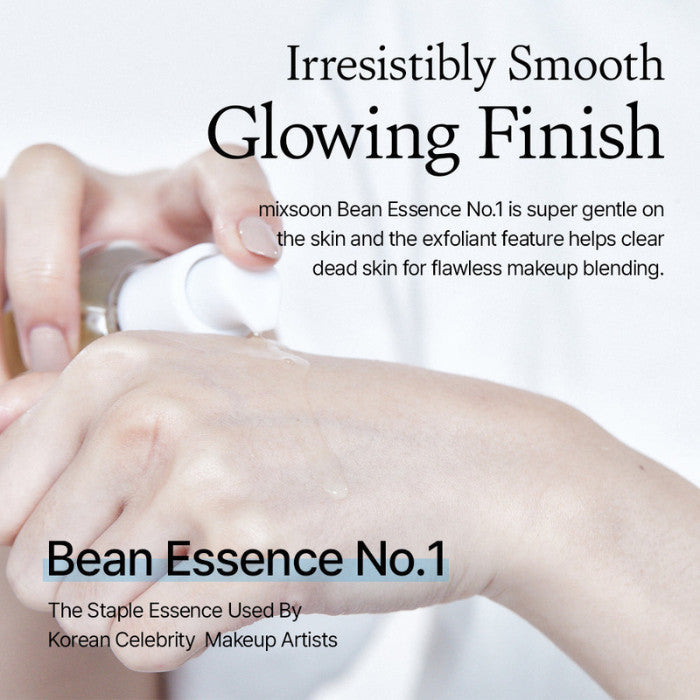 Mixsoon Bean Hydrating and Exfoliating Essence for Smooth, Radiant, Textured Skin - 30ml Mixsoon