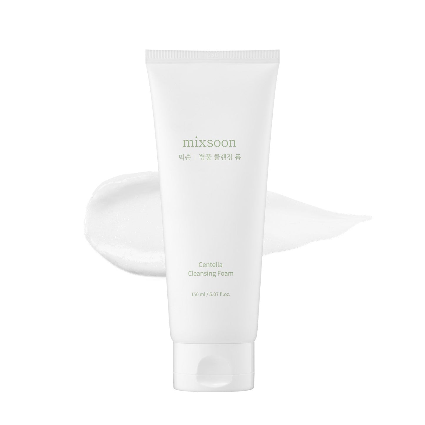 Mixsoon Centella Cleansing Foam, Low pH Gentle Cleanser with Salicylic Acid - 150ml Mixsoon