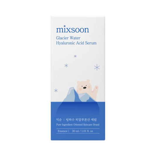 Mixsoon Glacier Water Hyaluronic Acid, Deep Hydration and Skin Barrier Strengthening Serum -30ml Mixsoon