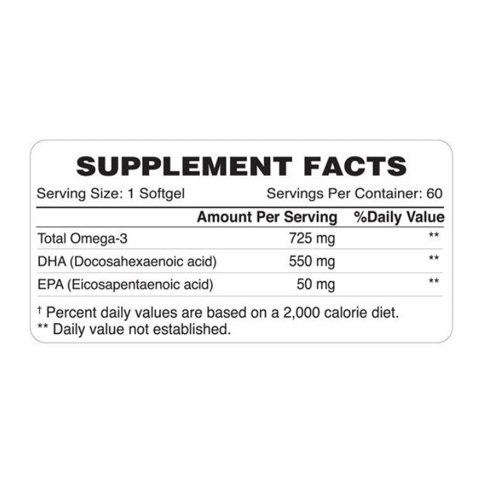 Organic Earth Organic Earth Prenatal DHA for Pregnancy and Lactation Support - 60 Softgels - Image 2