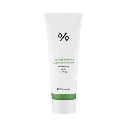 Dr. ceuracle tea tree purifine cleansing foam mild sub-acidic cleanser for sensitive skin 150ml