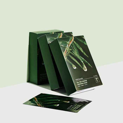 Dr. ceuracle tea tree purifine soothing mask 23ml calming sheet for sensitive skin pack of 10