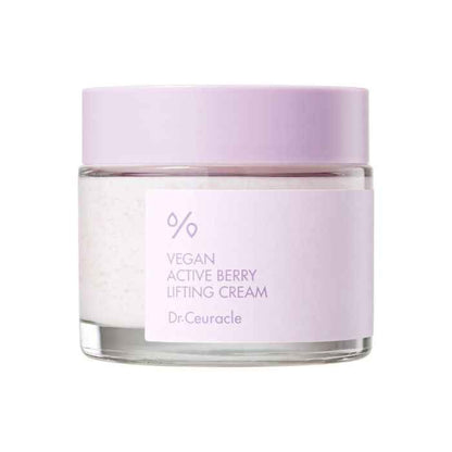 Dr. ceuracle vegan active berry lifting cream, firming moisturizer for elastic - 75g
