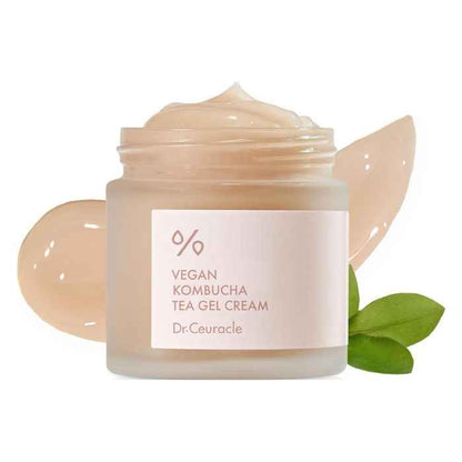Dr. ceuracle vegan kombucha tea gel cream probiotic hydrating detox moisturizer 75g