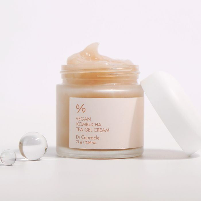 Dr. Ceuracle Vegan Kombucha Tea Gel Cream Probiotic Hydrating Detox Moisturizer 75g Dr. Ceuracle