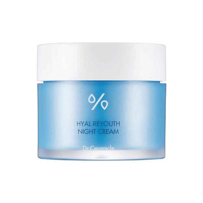 Dr. ceuracle hyal reyouth night cream, deep hydration overnight repair moisturizer, 60g