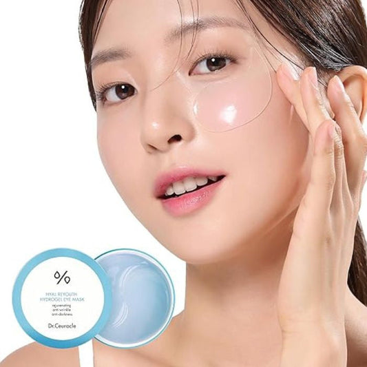 Dr. Ceuracle Hyal Reyouth Hydrogel Eye Mask 90g Deep Hydration and Refreshing Under-Eye Care 60pcs Dr. Ceuracle