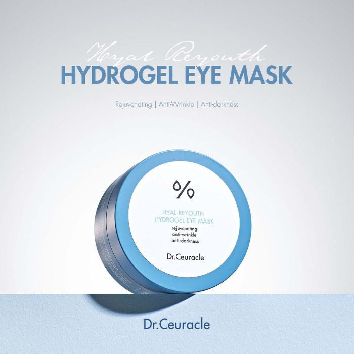Dr. Ceuracle Hyal Reyouth Hydrogel Eye Mask 90g Deep Hydration and Refreshing Under-Eye Care 60pcs Dr. Ceuracle
