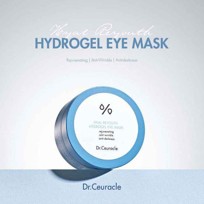 Dr. ceuracle hyal reyouth hydrogel eye mask 90g deep hydration and refreshing under-eye care 60pcs