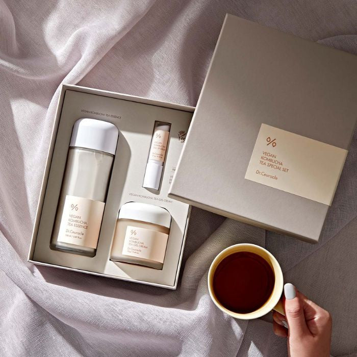Dr. Ceuracle Vegan Kombucha Tea Special Set Deep Hydration and Nourishing Skincare Kit Dr. Ceuracle